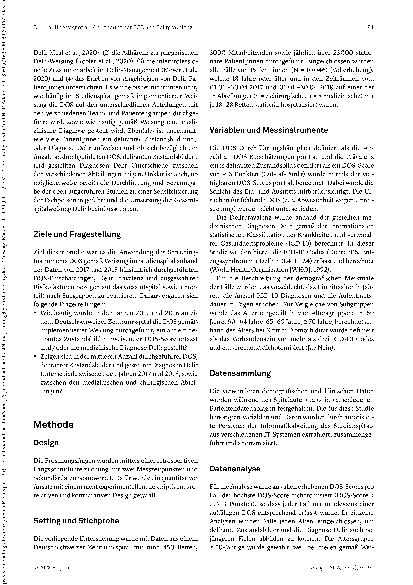 Vorschauseite 3: Anwendung der DOS und Delirprävalenz
