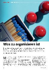 Vorschauseite 1: Was zu organisieren ist