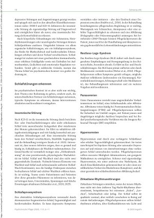 Vorschauseite 2: Schlaf im Fokus Von der Schlafstörung zur Schlafförderung