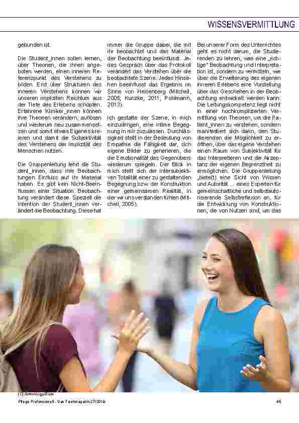 Vorschauseite 6: Neue Formen der Wissensvermittlung An der Schnittstelle von Selbsterfahrung und Lerntheorien zur Kompetenzentwicklung