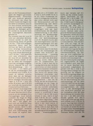 Vorschauseite 5: Zum Anspruch auf Feststellung, dass eine Erkrankung an akuter myeloischer Leukämie eine Berufskrankheit nach Nr. 1318 oder Nr. 2402 BKV ist