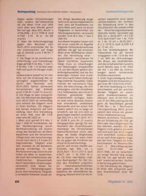 Vorschauseite 6: Zum Anspruch auf Feststellung, dass eine Erkrankung an akuter myeloischer Leukämie eine Berufskrankheit nach Nr. 1318 oder Nr. 2402 BKV ist