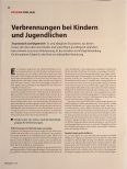 Vorschauseite 1: Verbrennungen bei Kindern und Jugendlichen