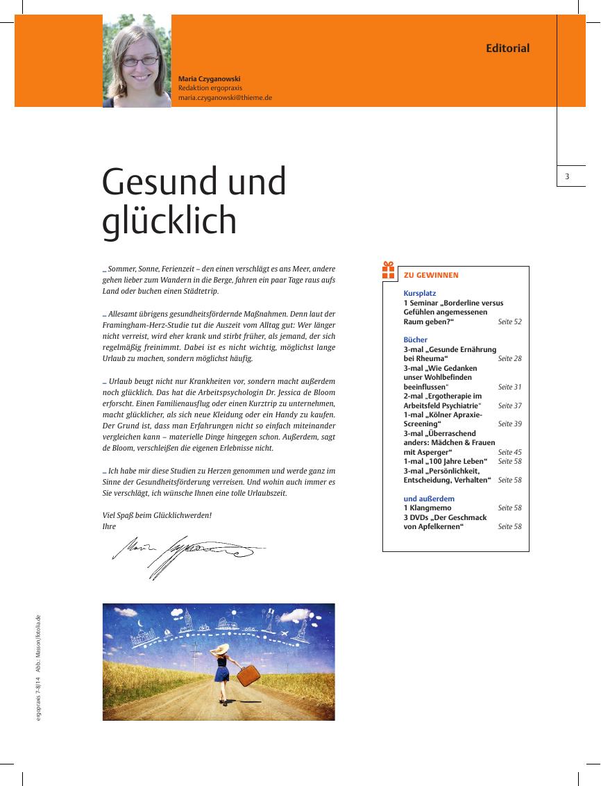 Vorschauseite 1: Gesund und glücklich