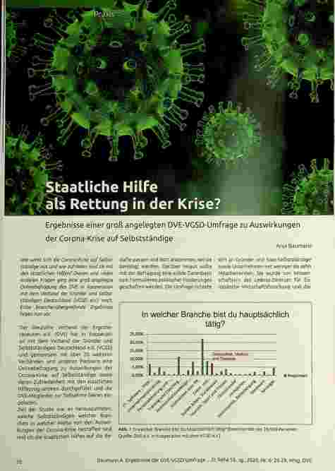 Vorschauseite 1: Staatliche Hilfe als Rettung in der Krise?