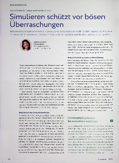 Vorschauseite 1: Simulieren schützt vor bösen Überraschungen.