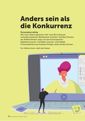 Vorschauseite 1: Anders sein als die Konkurrenz