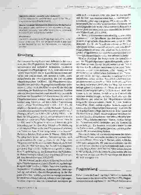 Vorschauseite 2: Übereinstimmung des Advanced Nursing Process mit Beobachtungen, Interviews und Pflegedokumentationen im Akutspital. Eine qualitative „multiple case study“. Claudia Leoni-Scheiber,…