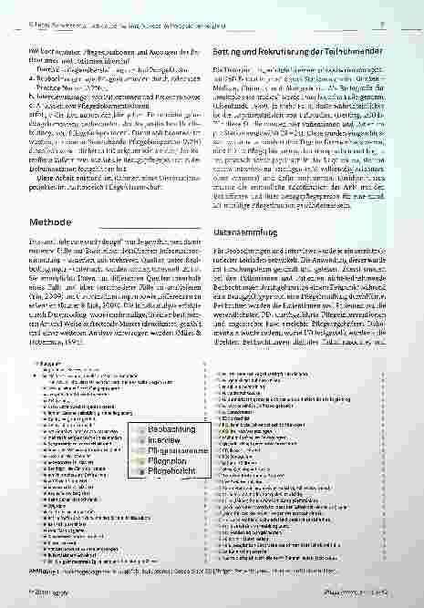 Vorschauseite 3: Übereinstimmung des Advanced Nursing Process mit Beobachtungen, Interviews und Pflegedokumentationen im Akutspital. Eine qualitative „multiple case study“. Claudia Leoni-Scheiber,…