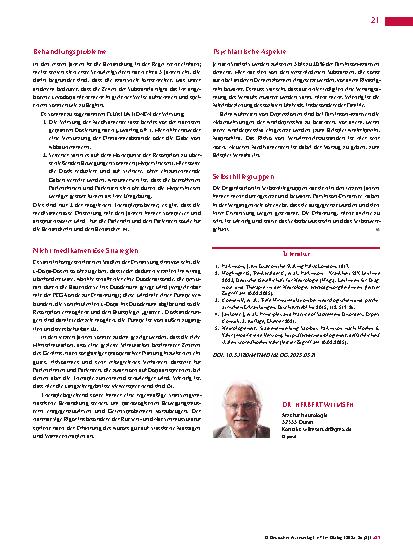 Vorschauseite 3: Die Parkinson Erkrankung – eine Übersicht
