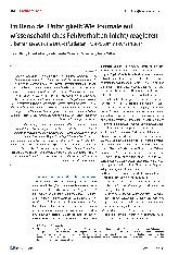 Vorschauseite 1: Im Bann der Untätigkeit: Wie Journale auf wissenschaftliches Fehlverhalten (nicht) reagieren