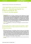 Vorschauseite 1: „Und irgendwann spricht man es auch nicht mehr an“ – Entwicklungsaufgaben von Pflegeauszubildenden vom 1. in das 2. Ausbildungsjahr