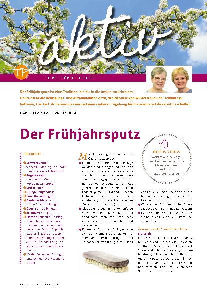 Vorschauseite 1: Der Frühjahrsputz