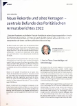 Vorschauseite 1: Neue Rekorde und altes Versagen - zentrale Befunde des Paritätischen Armutsberichts 2022