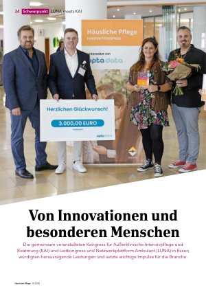 Vorschauseite 1: Von Innovationen und besonderen Menschen