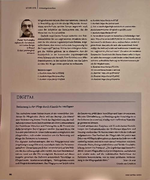 Vorschauseite 4: Mindesteinkommen: Wir brauchen rechtsverbindliche Standards