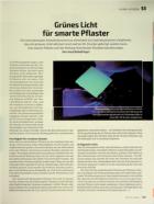 Vorschauseite 1: Grünes Licht für smarte Pflaster