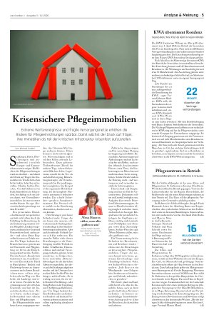 Vorschauseite 1: Krisensichere Pflegeimmobilien