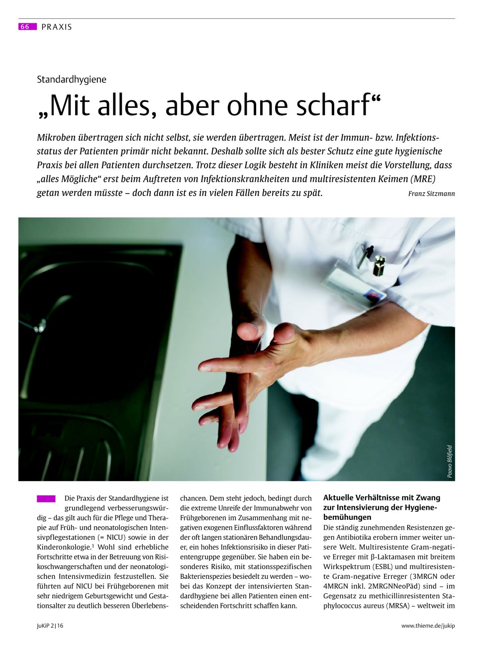 Vorschauseite 1: „Mit alles, aber ohne scharf“