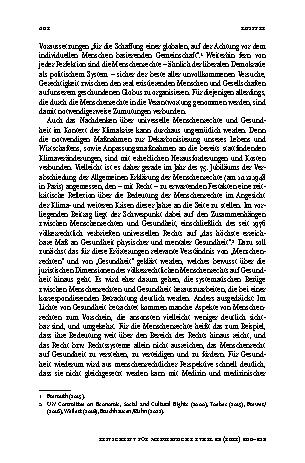 Vorschauseite 3: Gesundheit und Menschenrechte in der Klimakrise: Herausforderungen, Zumutungen und Perspektiven