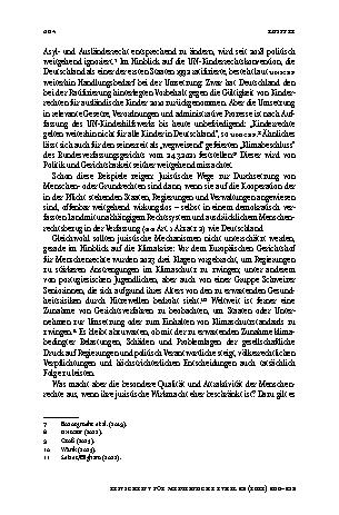Vorschauseite 5: Gesundheit und Menschenrechte in der Klimakrise: Herausforderungen, Zumutungen und Perspektiven