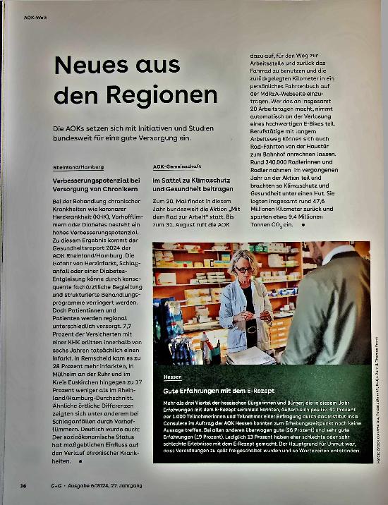 Vorschauseite 1: Neues aus den Regionen