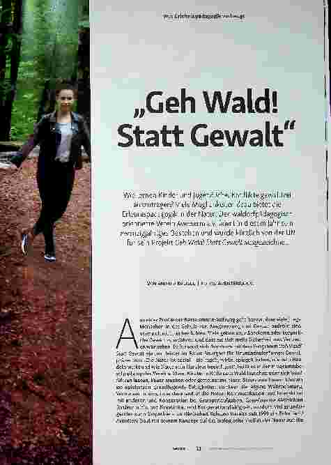 Vorschauseite 2: "Geh weg! Statt Gewalt."