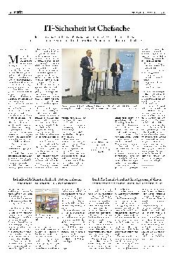 Vorschauseite 1: IT-Sicherheit ist Chefsache.