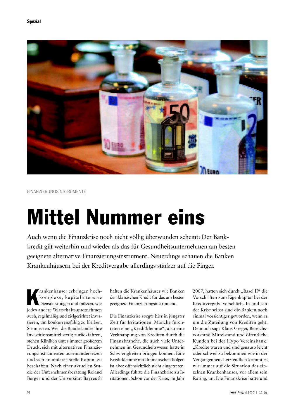 Vorschauseite 1: Mittel Nummer eins