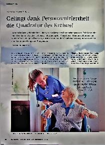 Vorschauseite 1: Gelingt dank Personenzentriertheit die Quadratur des Kreises?