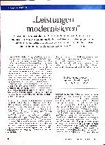 Vorschauseite 1: "Leistungen modernisieren"