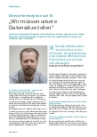 Vorschauseite 1: Disease Interception und KI „Wir müssen unsere Datensätze teilen“