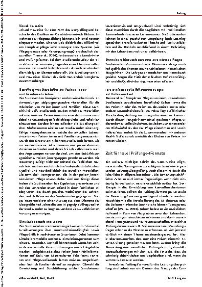 Vorschauseite 3: Künstliche Intelligenz an Pflege-Hochschulen: Zeit für einen Paradigmenwechsel Implikationen für die Hochschuldidaktik und das didaktische Konzept des Constructive Alignment