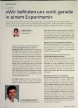 Vorschauseite 1: "Wir befinden uns wohl gerade in einem Experiment."