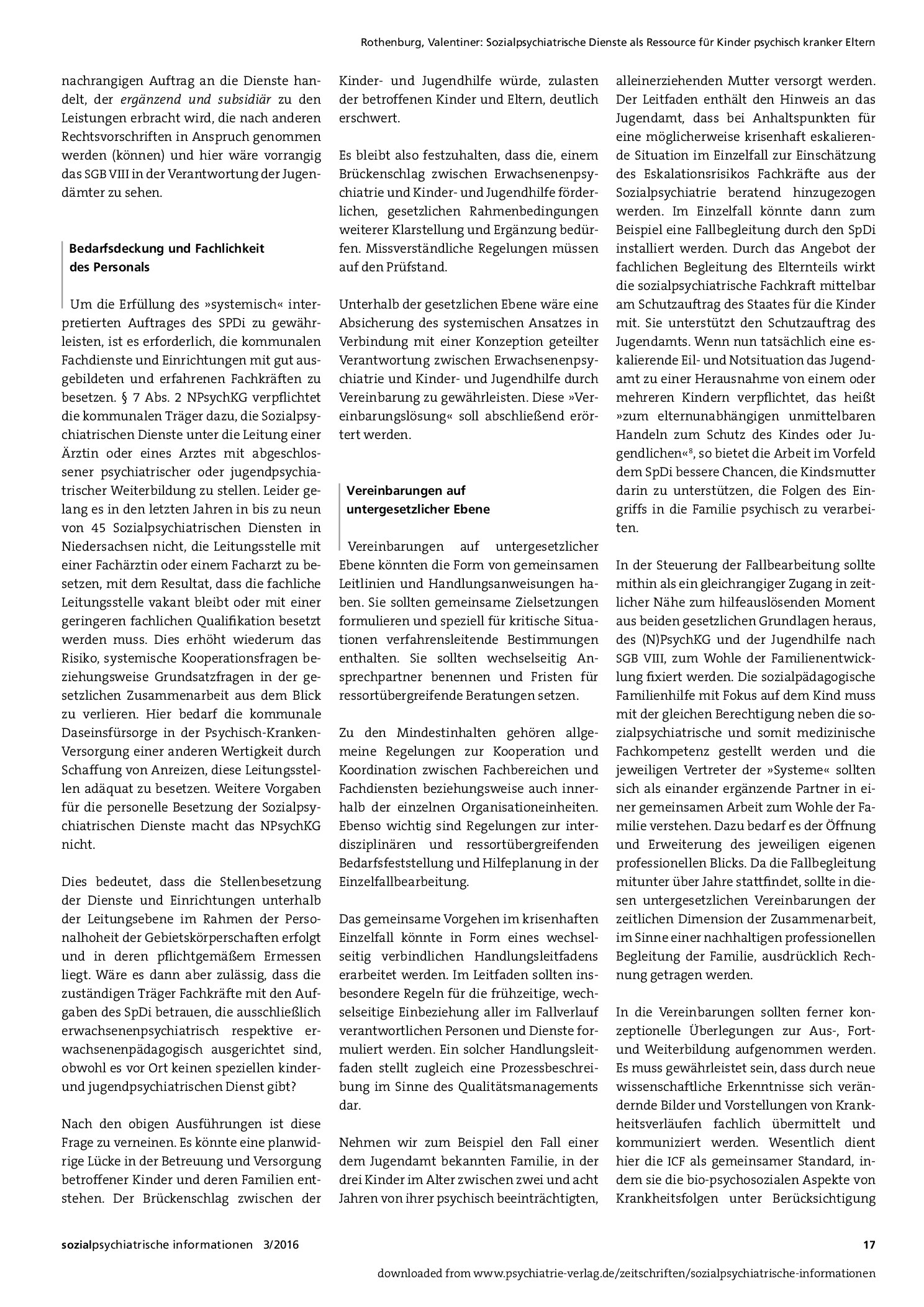 Vorschauseite 4: Sozialpsychiatrische Dienste als Ressource für Kinder psychisch kranker Eltern