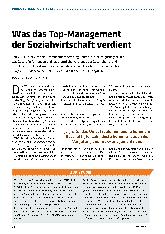 Vorschauseite 1: Was das Top-Management der Sozialwirtschaft verdient