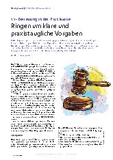 Vorschauseite 1: 1: 1-Betreuung in der Psychiatrie Ringen um klare und praxistaugliche Vorgaben