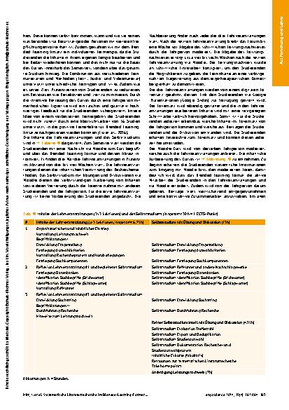 Vorschauseite 2: Systematische Literaturrecherche im Blended Learning-Format: ein didaktischer Ansatz aus der Hochschullehre in einem Ergotherapie-Bachelorstudiengang