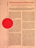 Vorschauseite 1: Diabetesassoziierte Inflammation Warum wirkt sich Bewegungstherapie positiv aus?