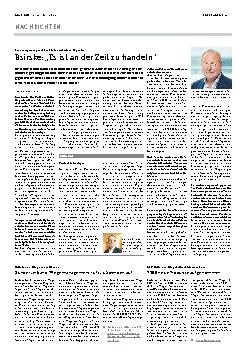 Vorschauseite 1: Corrected: Bsirske: „Es ist an der Zeit zu handeln“