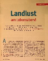 Vorschauseite 2: Landlust am Lebensabend