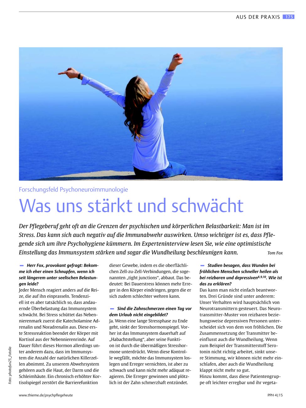 Vorschauseite 1: Was uns stärkt und schwächt