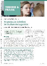 Vorschauseite 1: KI-gestütztes Schreiben im Studium der Logopädie