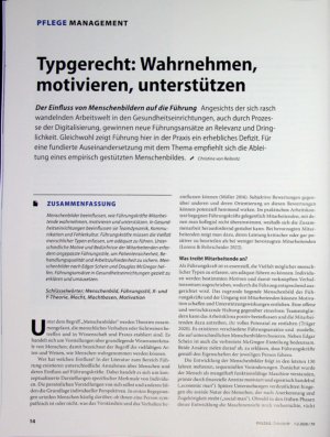 Vorschauseite 1: Typgerecht: Wahrnehmen, motivieren, unterstützen
