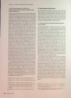 Vorschauseite 3: Straftäter vor dem Bundesverwaltungsgericht — Gesetzgeberische Handlungserfordernisse nach dem Urteil des Bundesverwaltungsgerichts vom 4. 9. 2025