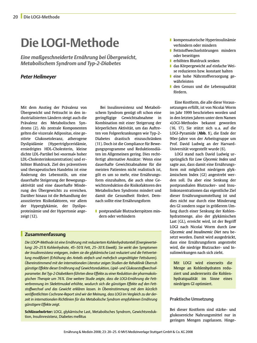 Vorschauseite 1: Die LOGI-Methode