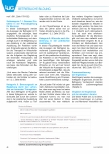 Vorschauseite 6: Zur Veränderung der praktischen Ausbildung in der Physiotherapie
