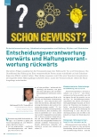 Vorschauseite 1: Entscheidungsverantwortung vorwärts und Haftungsverantwortung rückwärts.