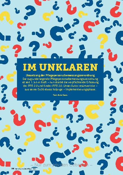 Vorschauseite 1: Im Unklaren