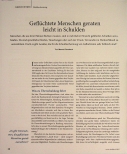 Vorschauseite 1: Geflüchtete Menschen geraten leicht in Schulden.